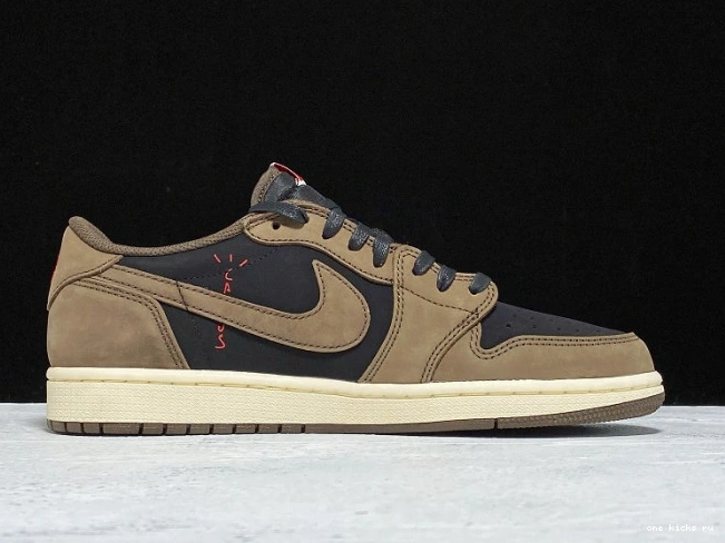 Rep Onekick Air Travis OG Mocha 1 Jordan Scott Low Dark x CQ4277-001 SP 0728